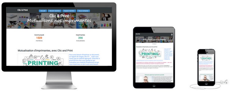 votre site rapido wev s'affiche sur les ordinateurs tablettes smartphones